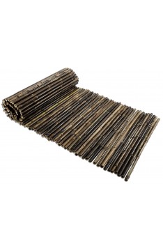 Natural black bamboo roll screen 35/45 mm 1.8 mtr high x 1.8 mtr wide